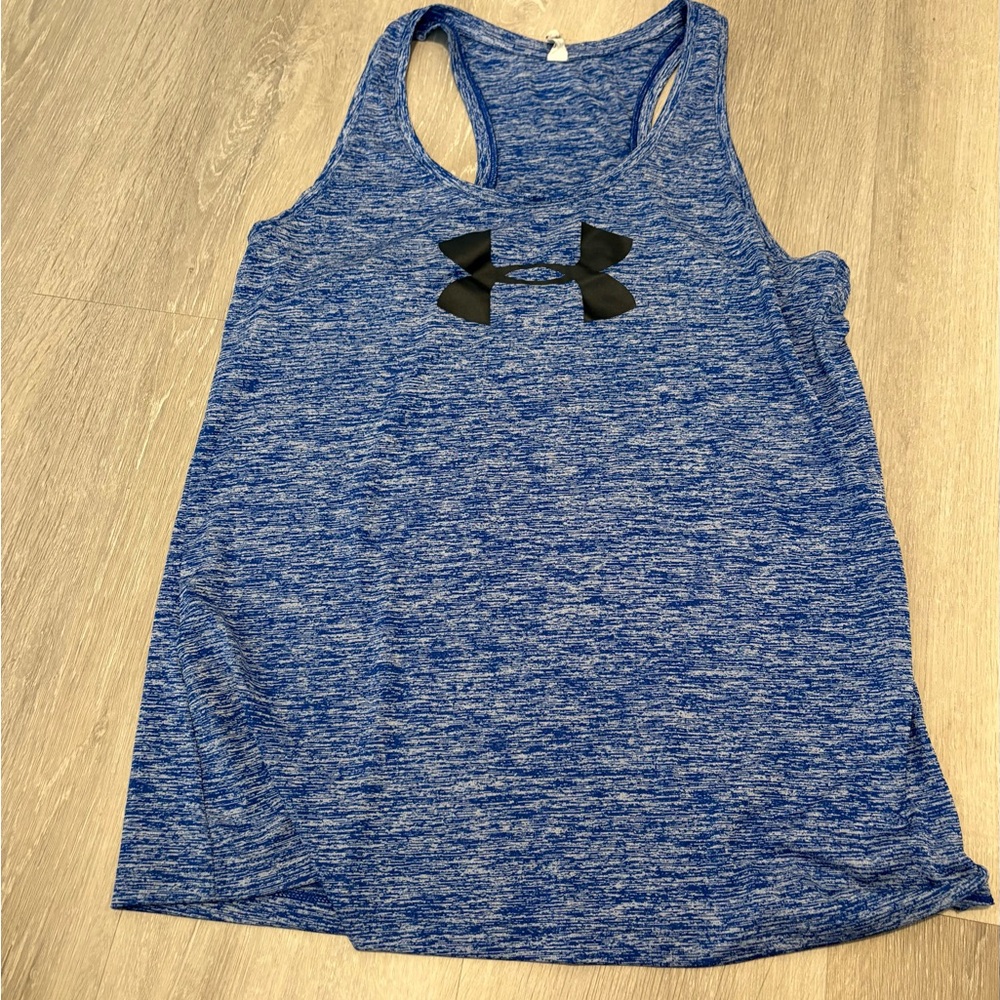Under Armour Women's Heathered Blue Tank Top